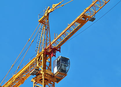 baukran, Crane, būvniecība, Crane operācija, ielādēt atlēts, būvdarbi, būvniecības nozarē