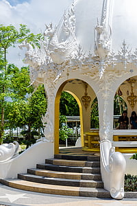 Tempio bianco, Chiang rai, Thailandia, Asia