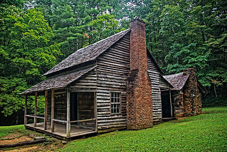 cabin, rustic, historical, barn, buildings, farm, rural