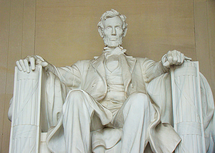 Lincoln memorial, kip, Washington dc, Abraham lincoln, simbol, reper, Povijest
