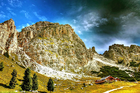 CIR patarimai, Dolomitinės Alpės, Alpių, Gamta, Italija, Pietų Tirolis, kalnai