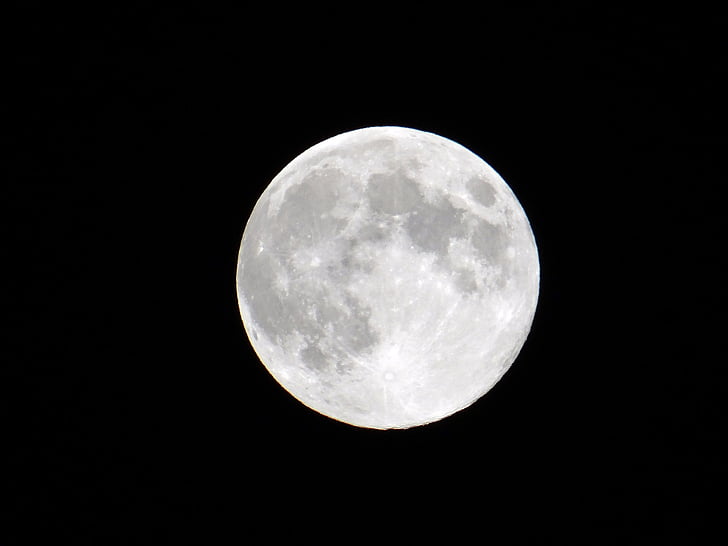Luna llena, Agosto 2012, naturaleza, cielo, fotografía astronómica, Astronomía, espacio