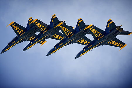 μπλε άγγελοι, Πολεμικό Ναυτικό, ακρίβεια, αεροπλάνα, εκπαίδευση, εξόρμηση, ελιγμούς