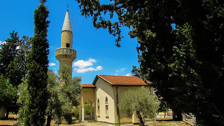 Kıbrıs, menogeia, Camii, Minare, islam, Müslüman, din