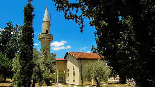 Chipre, menogeia, Mezquita de, Minarete de, Islam, musulmana, religión