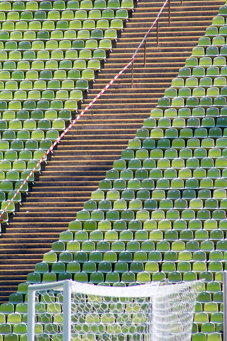 stadions, mērķis, Futbols, Olimpisko spēļu stacijas, Minhene, sēdēt, arhitektūra
