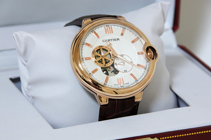 zegarki, zegar, Cartier, Ballon bleu, mody, Akcesoria, czas