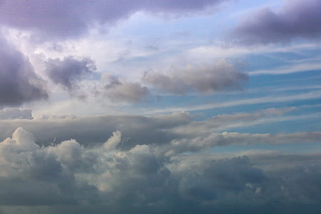 natural, cloud, sky, nature, blue, light, weather