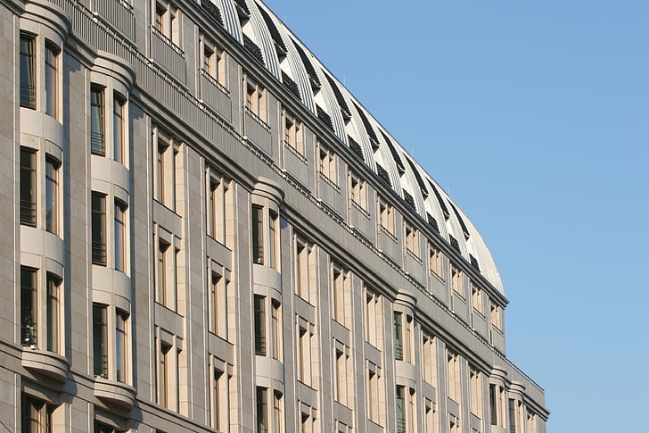 Breidenbacher hof, Düsseldorf, homlokzat, épület, építészet