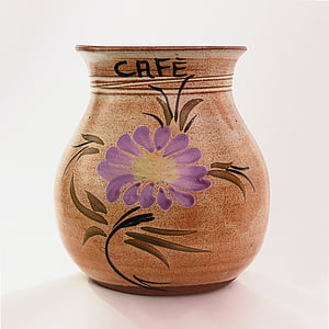 keramika, kontejner, umjetnost, keramika, obrt, kavu