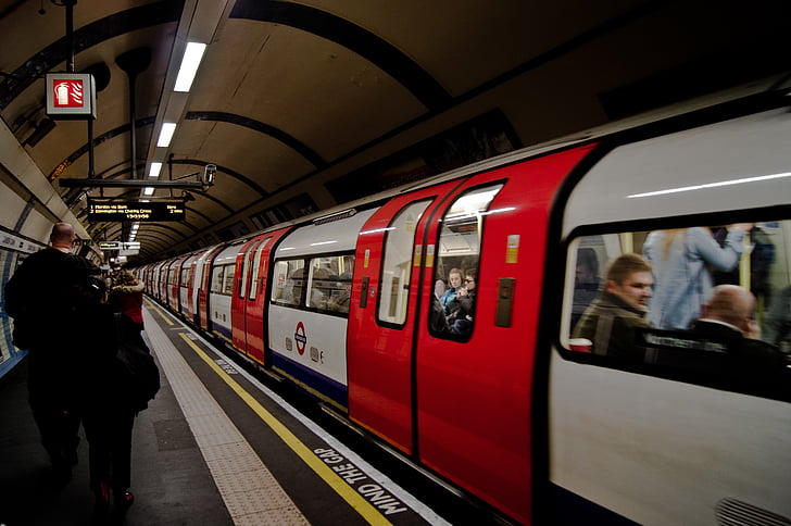 London underground, Metro, Londen, stedelijke, kapitaal, vervoer, station