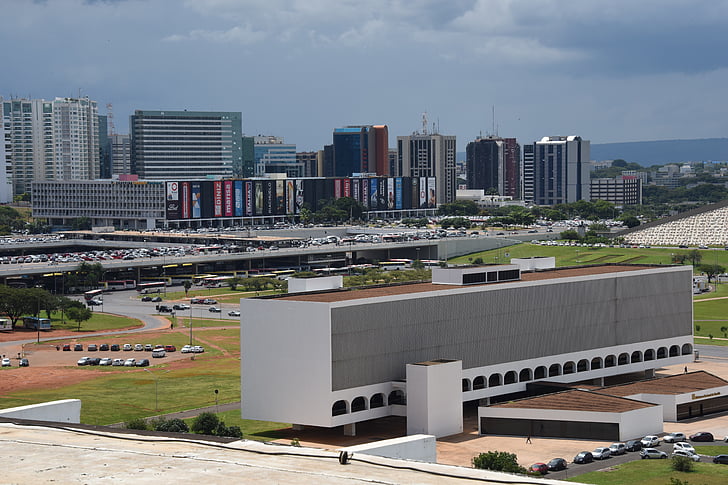 die Nationalbibliothek, Brasilia, der Nordflügel