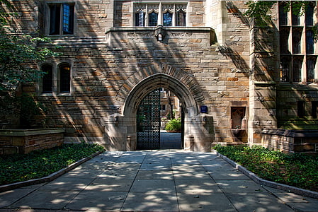 Yale-universiteit, landschap, universiteiten, scholen, hogescholen, Campus, onderwijs