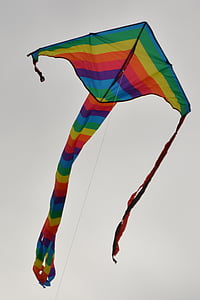 vlieger, lucht, wind kite