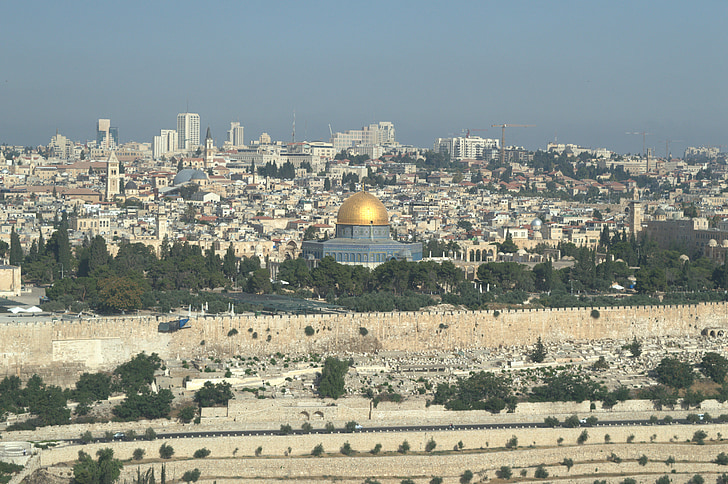 Jerusalem, Israel, moskén, islam, arkitektur, berömda place, kulturer