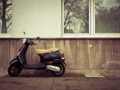 roller, motor scooter, vehicle, motorcycle, vespa, two wheeled vehicle, locomotion