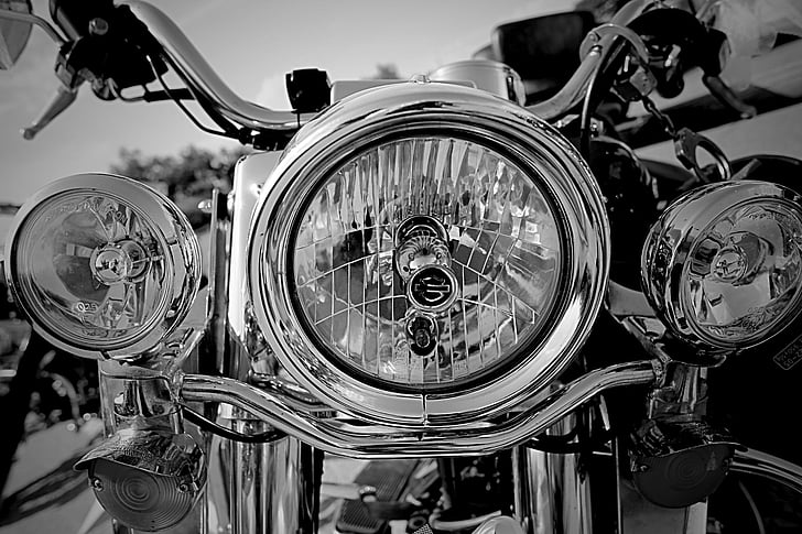 Harley, Motorrad, Harley Davidson, Biker, Biker, Reflexionen