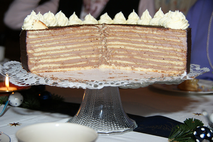 tort księcia regenta, ciasto, Kawa