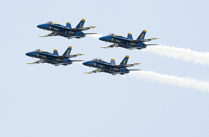 Blue angels, aeronave, zbor, demonstraţie Escadrila, Marina, Statele Unite ale Americii, performanţă