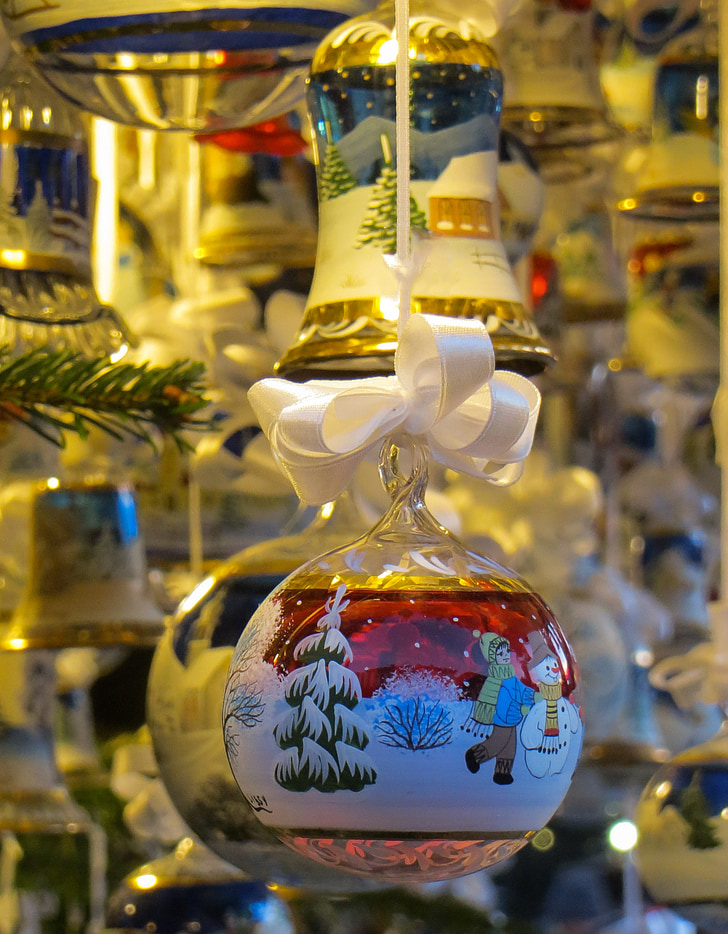 glass ball, Christmas, Julemarked, Christmas bude, Christmas bauble, glasskunst