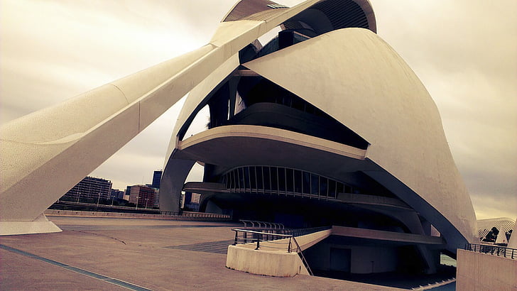 Stadt der Künste und Wissenschaften, Valencia, moderne, Architektur, Gebäude, Sehenswürdigkeit, Bauwerke