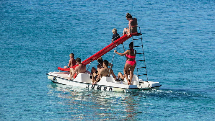Cipro, Protaras, moto di mare, famiglia, Turismo, ricreazione, Vacanze