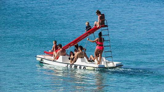 cyprus, protaras, sea bike, family, tourism, recreation, vacations