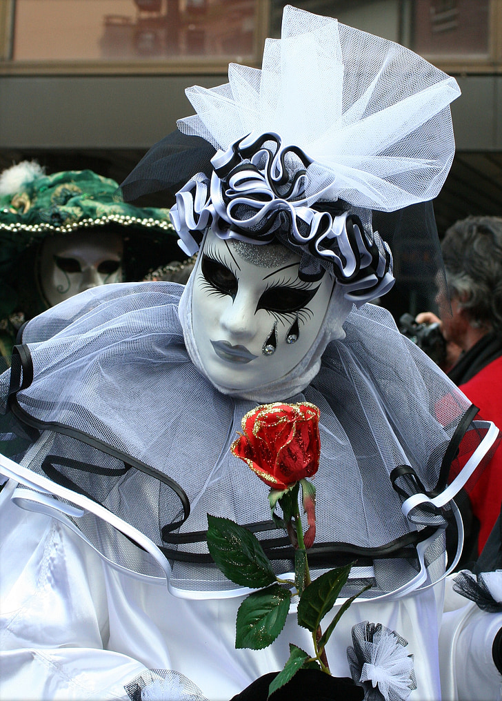 maske, ansikt, klær, Cover, karneval, Palace, våren