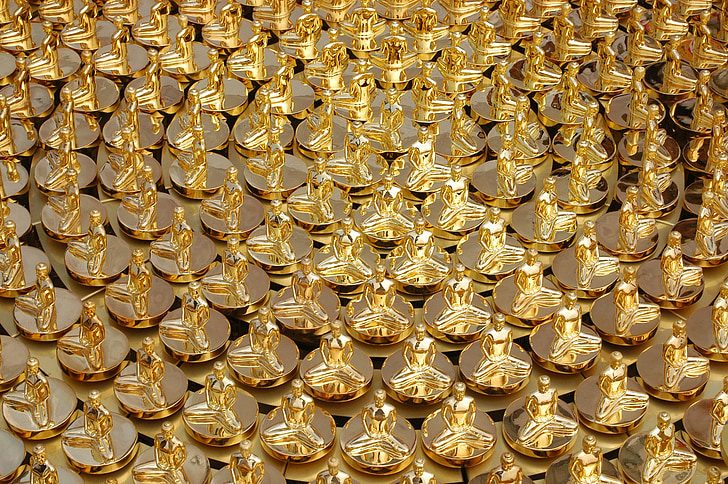 Buddhas, guld, buddhismen, Dhammakaya pagoda, Wat, Phra dhammakaya, Thailand