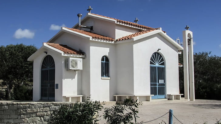 Kypr, Germasogeia, Ayios georgios, kostel, ortodoxní