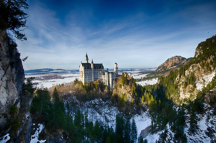 Saksa, Baijeri, Castle, Kristin, Fairy castle, Neuschwansteinin linna, Mielenkiintoiset kohteet:
