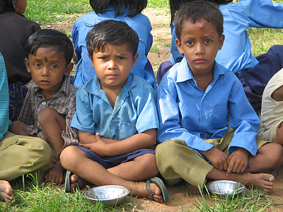 kids, rajasthan, children, indian, meal, baran, infants
