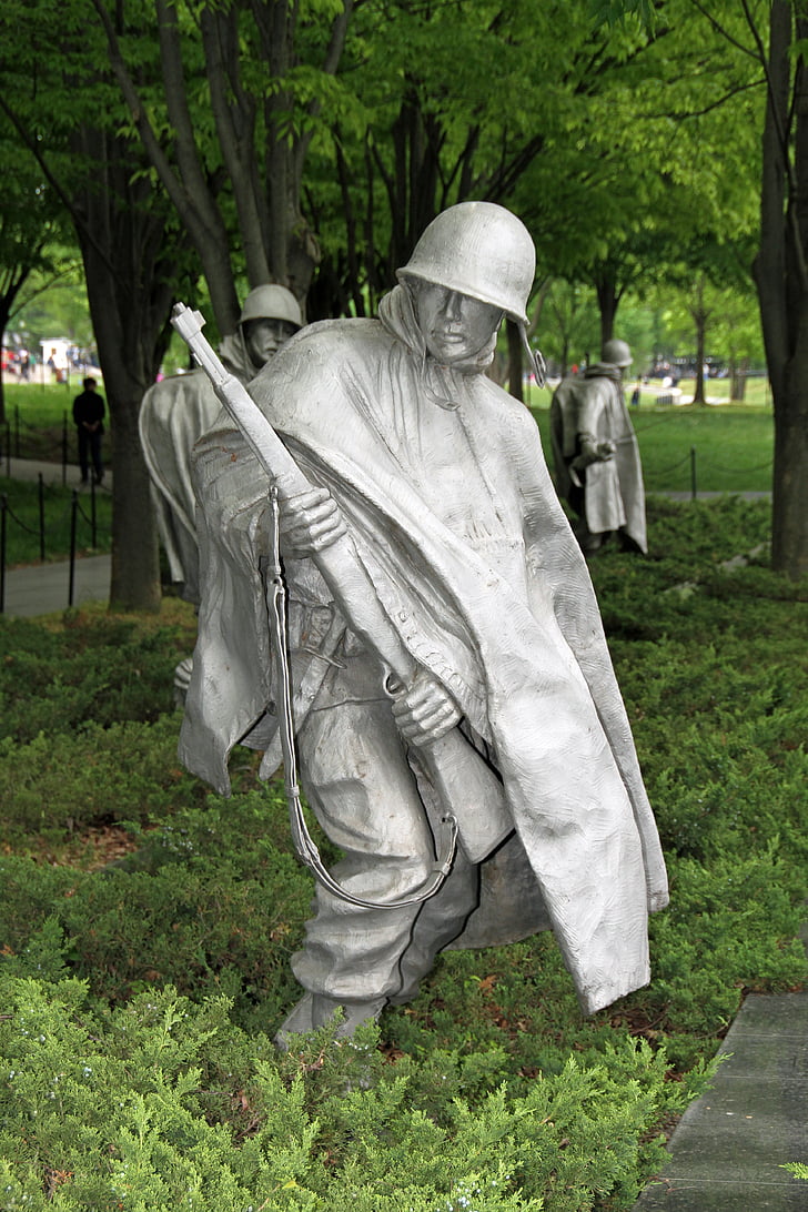 korea war, memorial, washington dc, remembrance