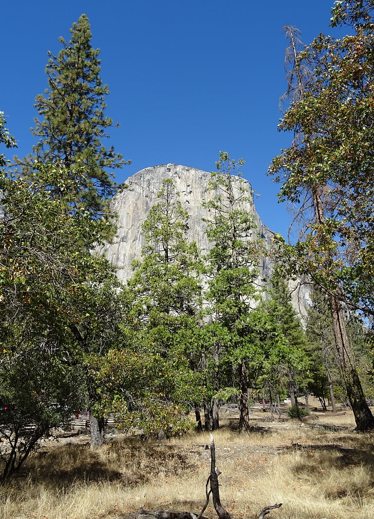 Yosemite, nationaal park, El capitan, Panorama, rotsformatie, monoliet, graniet