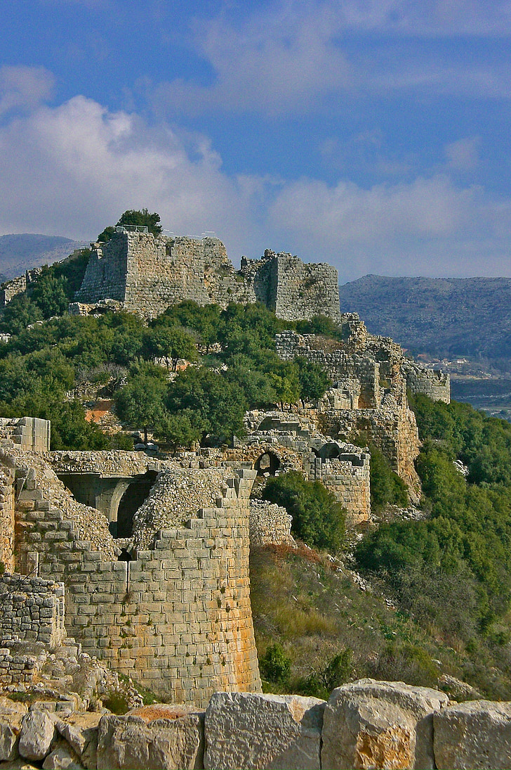 namrood крепост, Северен Израел, археология, крепост, замък