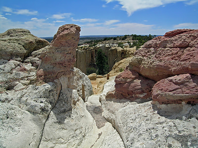 Novo México, pedras, formações de, arenito, montanhas, do lado de fora, natureza