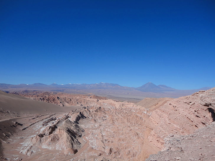 Atacamaöknen, Chile, öken, sommar, solen, heta, torr