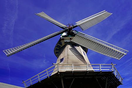 Moulin à vent, point de vue, aile, Historiquement, bâtiment, énergie éolienne, Sky