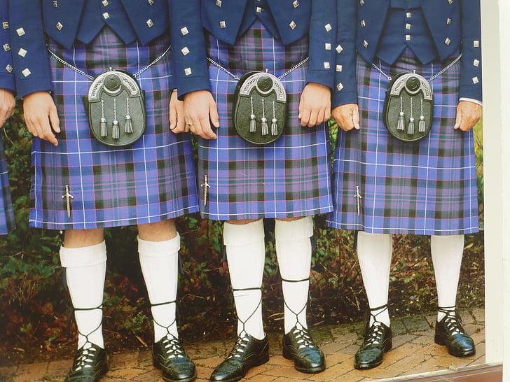 rok/skirt pendek, Skotlandia, Skotlandia, pakaian pria, tandak, pakaian, rok