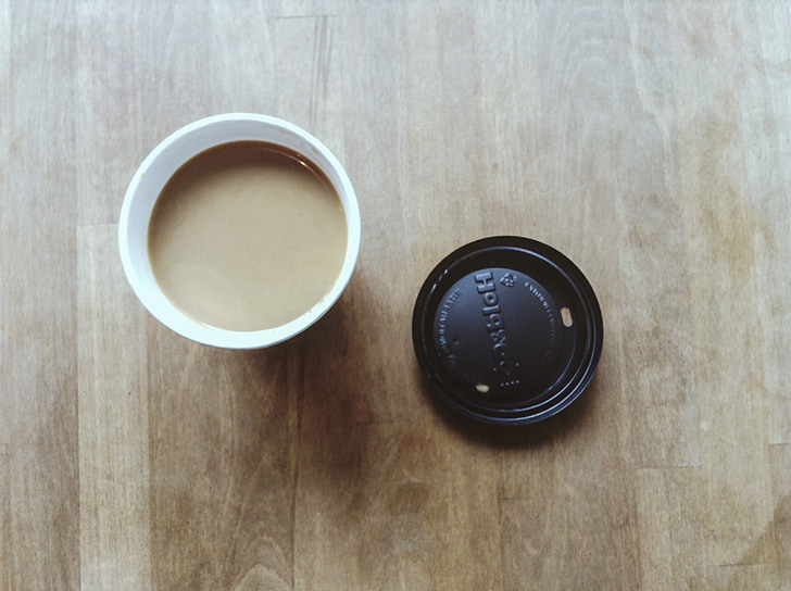 กาแฟ, ถ้วย, ฝาปิด