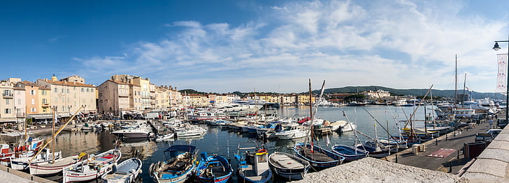 pristanišča, Côte d ' azur, jugu Francije, Marina, Navtična plovila, nebo, vode