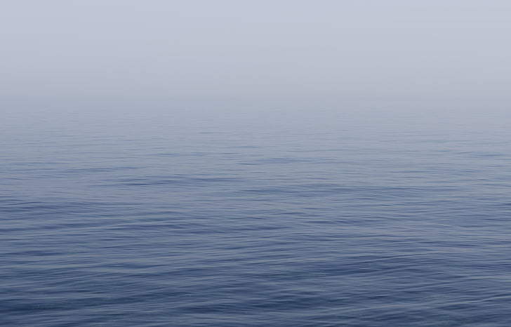 kroppen, vatten, fotografering, Ocean, havet, dimma, fog lake
