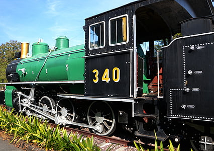 tåg, lokomotiv, järnväg, Steam, motorn, järnväg, transport