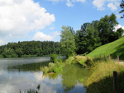 guebsenbsee, st gallen, lake, nature, landscape, switzerland