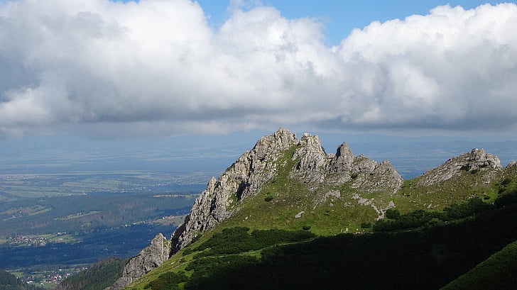 Tatrai, kalnai, Aukštuosiuose Tatruose, kraštovaizdžio, Lenkija