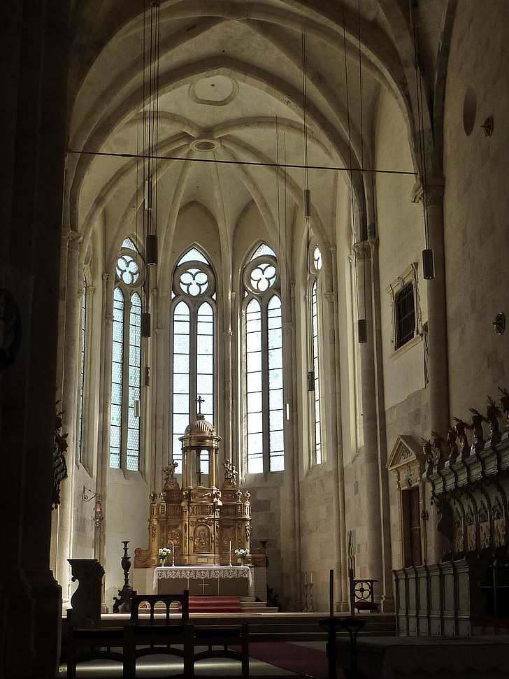 Alba iulia, gyulafehervar, Catedral, medieval, meia-idade, Igreja, altar