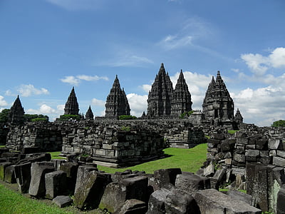 Prambanan, templet, Java, Hinduism, världsarv