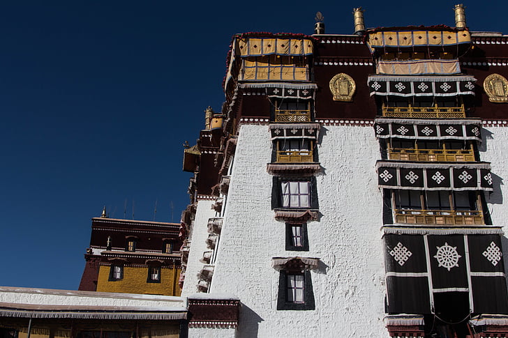 Kitajska, Tibet, samostan, tibetanski, Lhasa