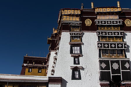 Chine, Tibet, Monastère de, tibétain, Lhasa
