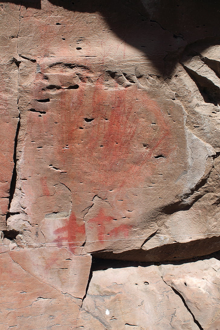 pictograma, arte rupestre, desenho, nativo americano, pintura de parede, nativo, primitivo